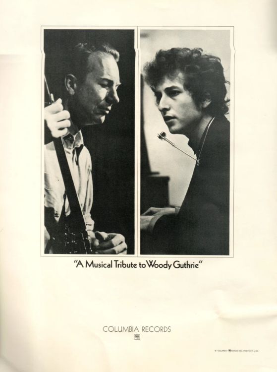 20 Jan 1968 Woody Guthrie Tribute Concert Programme 2