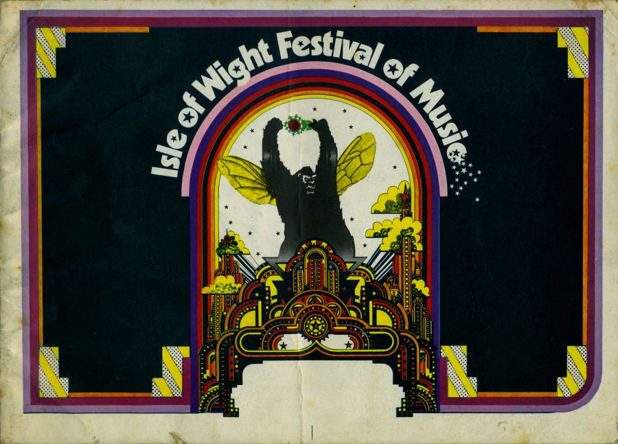 31 August 1969 Isle of wight Bob Dylan Programme