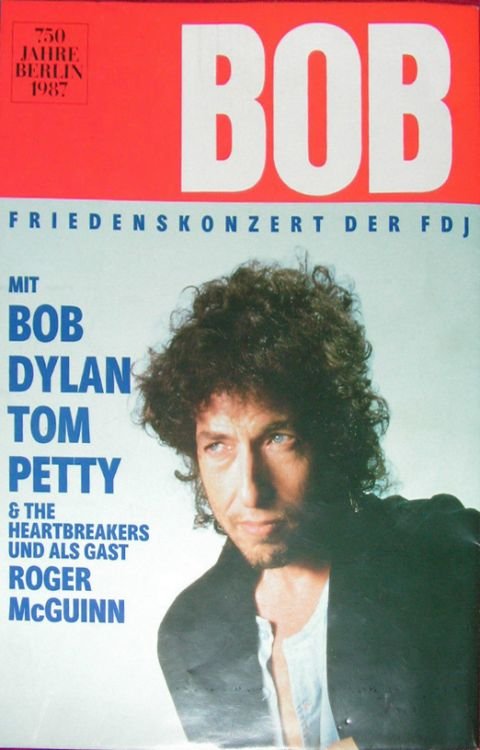 Bob Dylan 17 september east berlin Programme