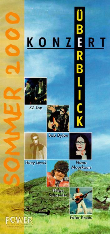 bob dylan regensburg 2000 flyer