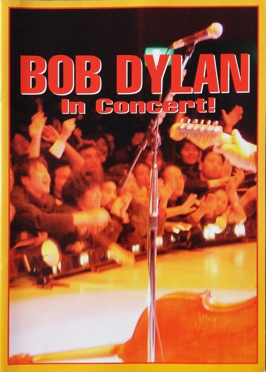 Never Ending Tour 202 usa Bob Dylan programme