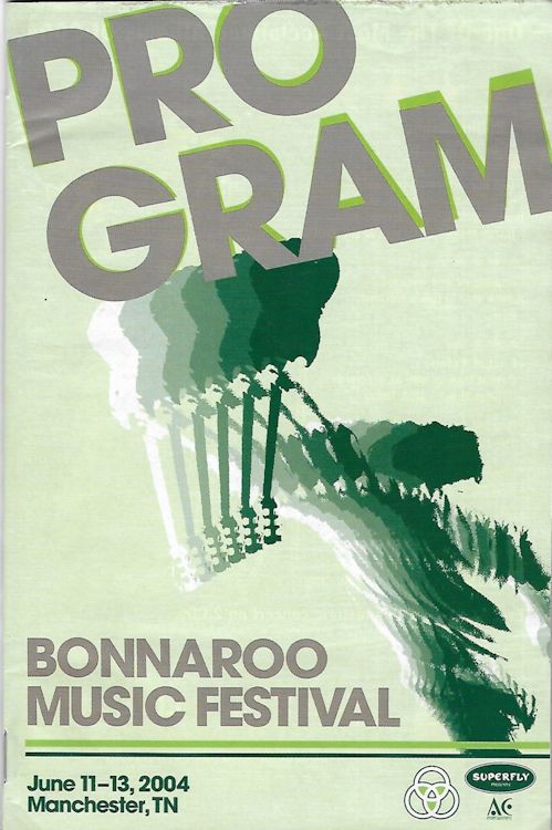 bonnaroo music festival 2004 programme