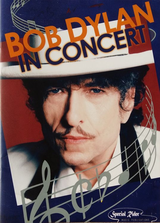Never Ending Tour 2010 Bob Dylan in concert programme
