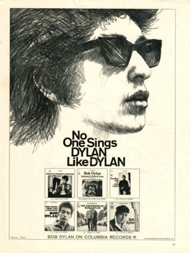 Bob Dylan carnegie-hall 1965 back