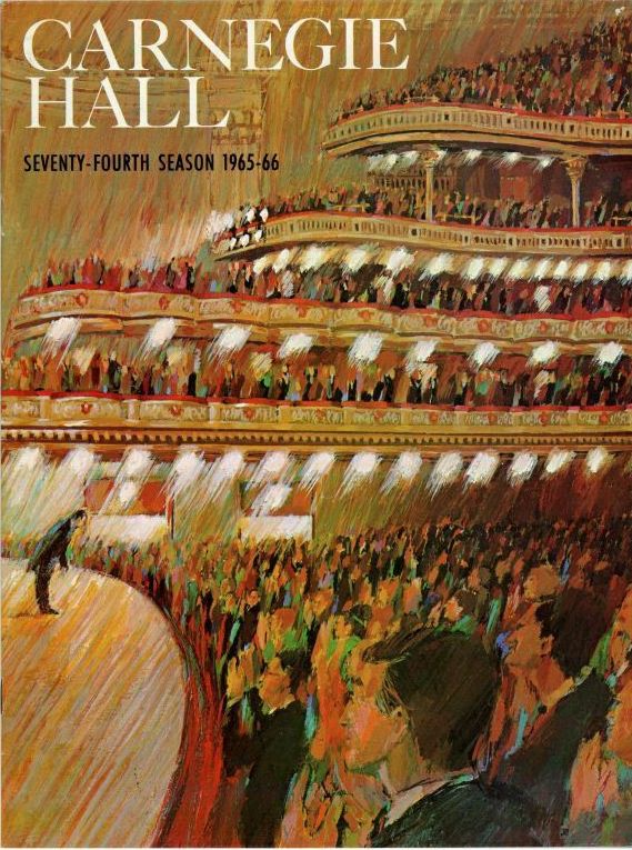 Bob Dylan carnegie-hall 1965 front