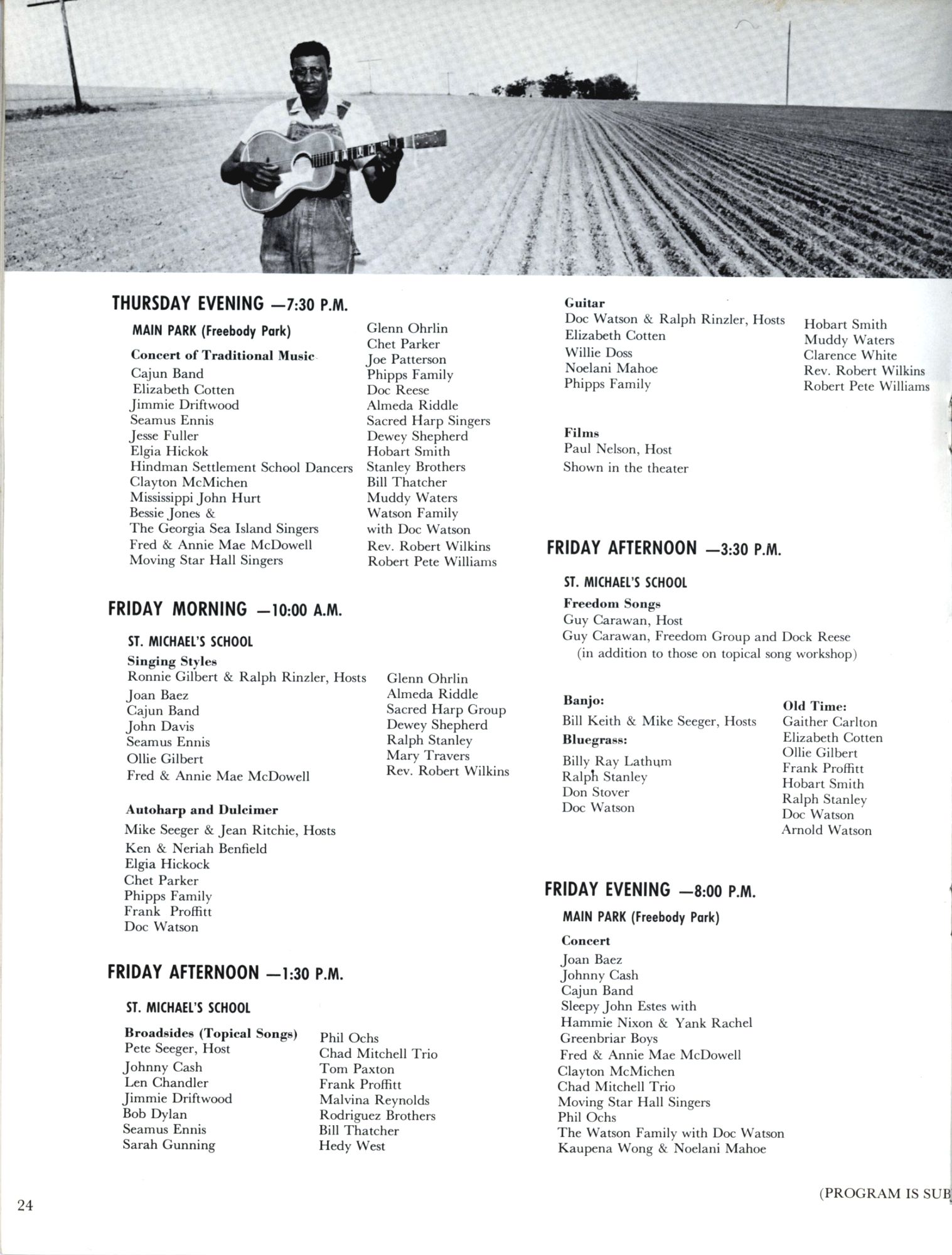 newport 1964 programme inside page 3
