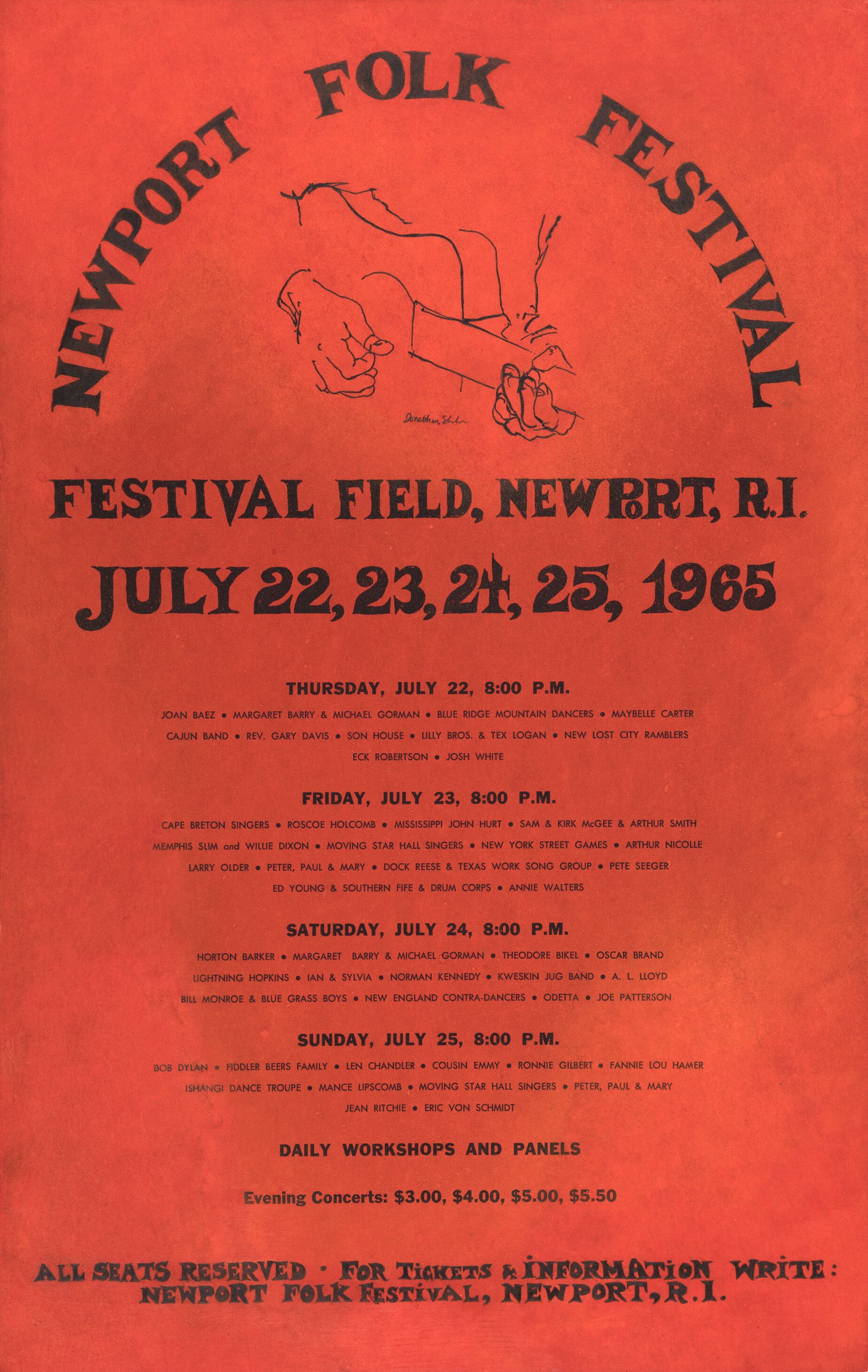 Newport Folk Festival 1965 poster