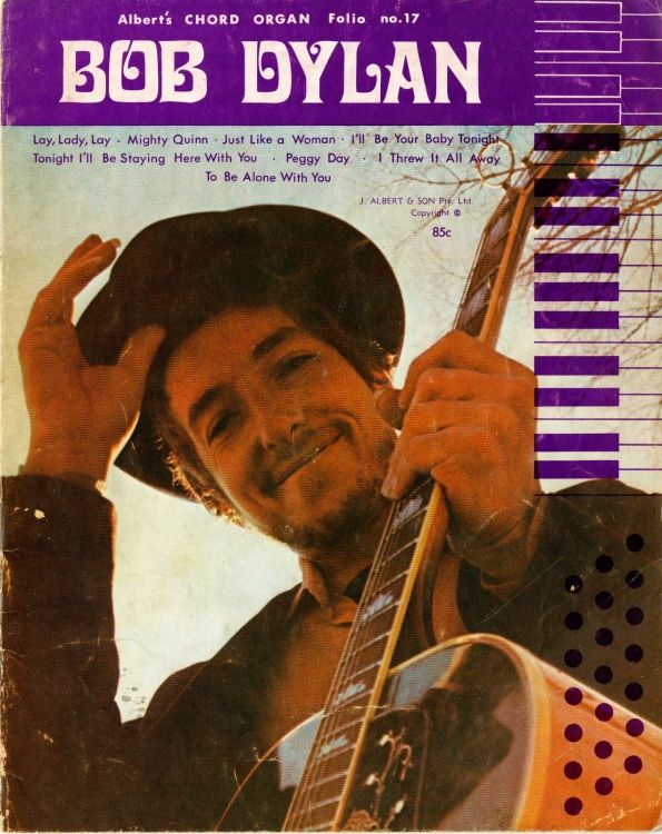 bob dylan Albert's Chords 1969 songbook