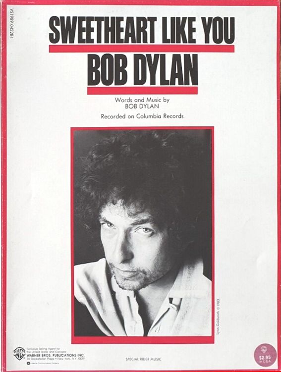 bob dylan sweetheart like you sheet music