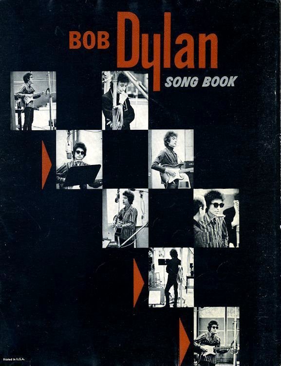 bob dylan Witmark & Sons, NY, Photographs by Chuck Stewart songbook