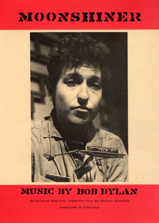 bob dylan the mooshiner sheet music