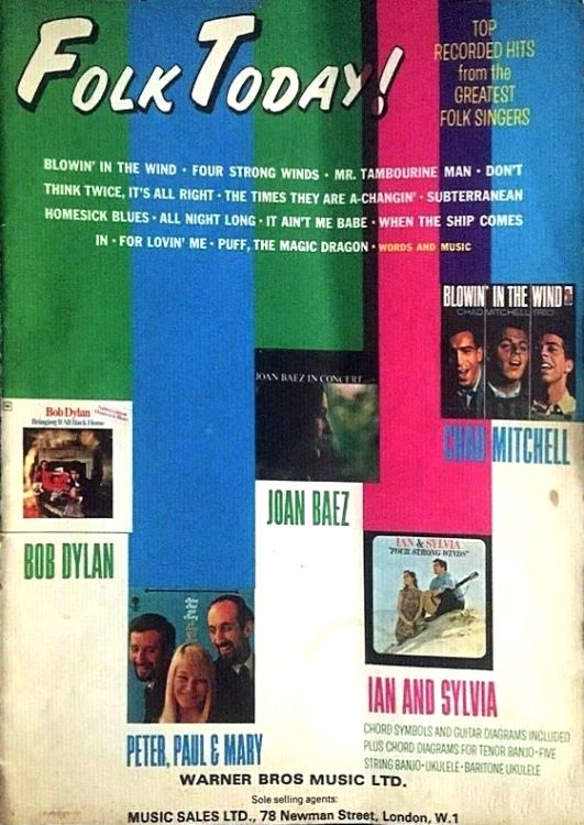 bob dylan folk today! songbook