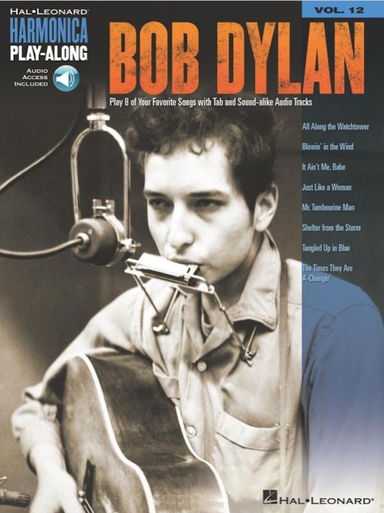 harmonica play along bob dylan songbook