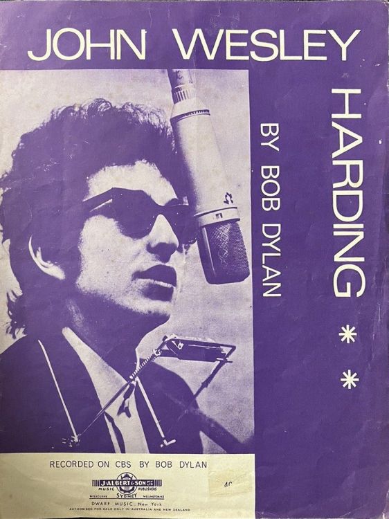 bob dylan John Wesley Harding australian songbook