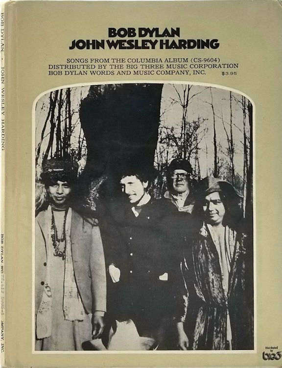 bob dylan John Wesley Harding Big3, USA, 40 pages hardcover
