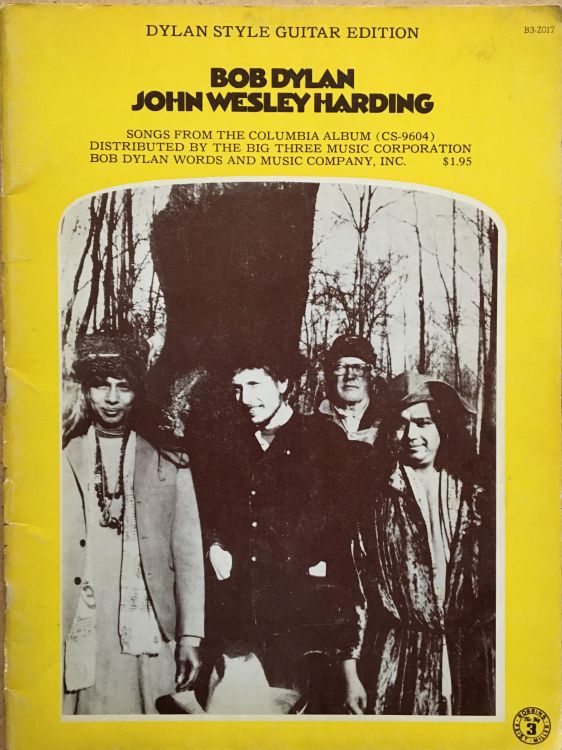 bob dylan John Wesley Harding Easy Guitar Edition, Robbins Feist Miller songbook