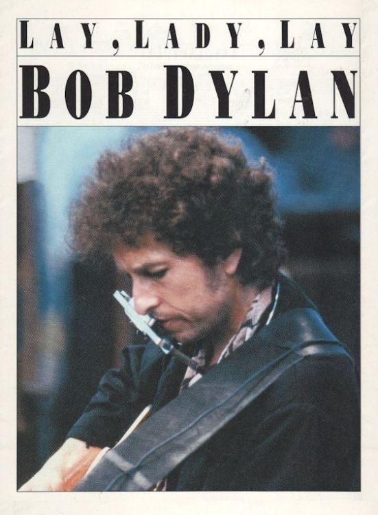bob dylan lay lady lay Big Sky Music 1985 sheet music