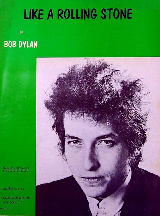 bob dylan like a rolling stone Witmark sheet music with price