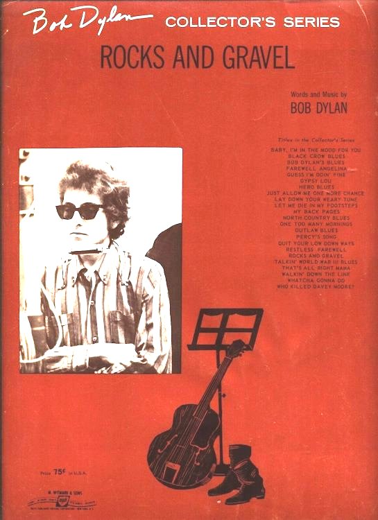 bob dylan rocks and gravels sheet music