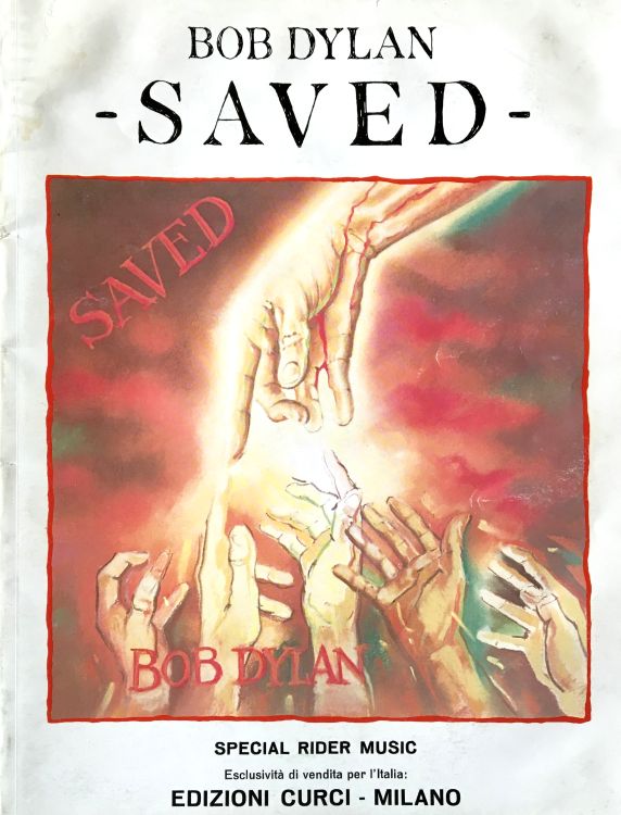 bob dylan saved Italy, Edizioni Curci 1980 songbook
