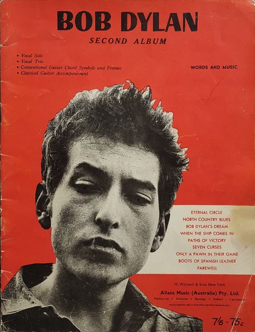 bob dylan Second Album australia songbook