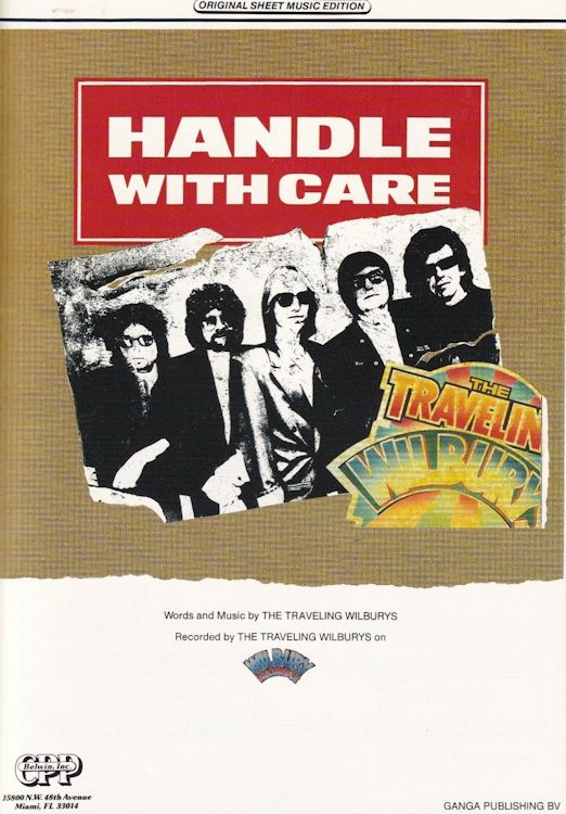 Traveling Wilburys Handle With Care Sheet Music