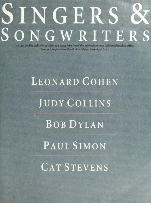 bob dylan Singers & Songwriters Songbook