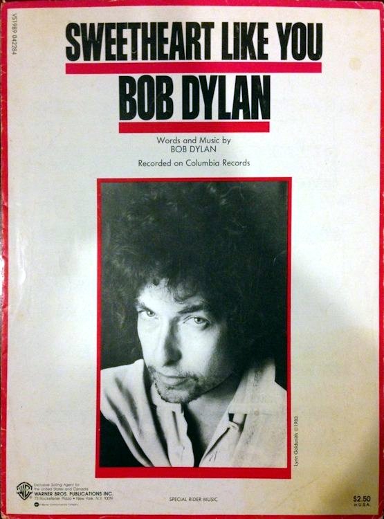 bob dylan sweetheart like you sheet music