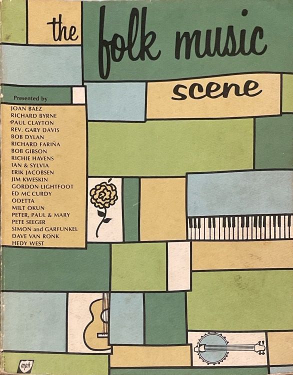 the folk music scene bob dylan songbook