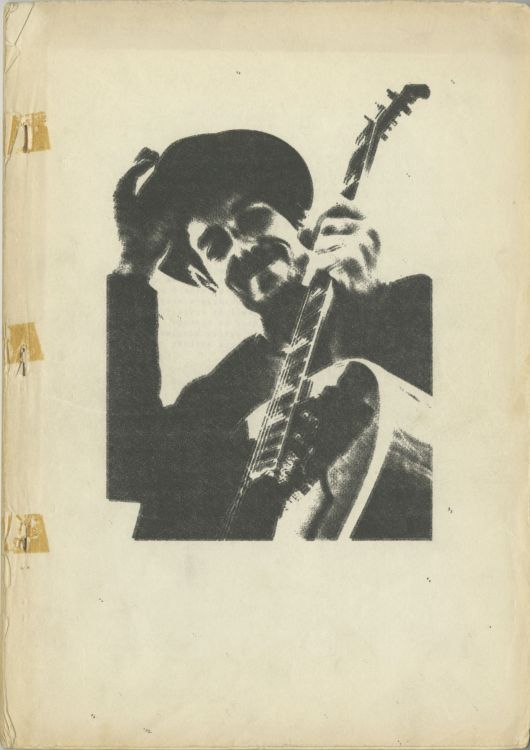 untitled Bob Dylan Songbook bootleg lyrics from BOB DYLAN to NASHVILLE SKYLINE unnumbered