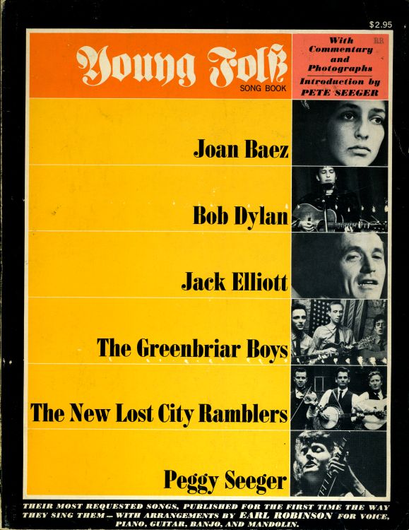 bob dylan Young Folk songbook